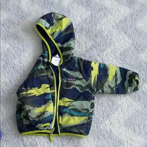 Used Patagonia reversible baby jacket